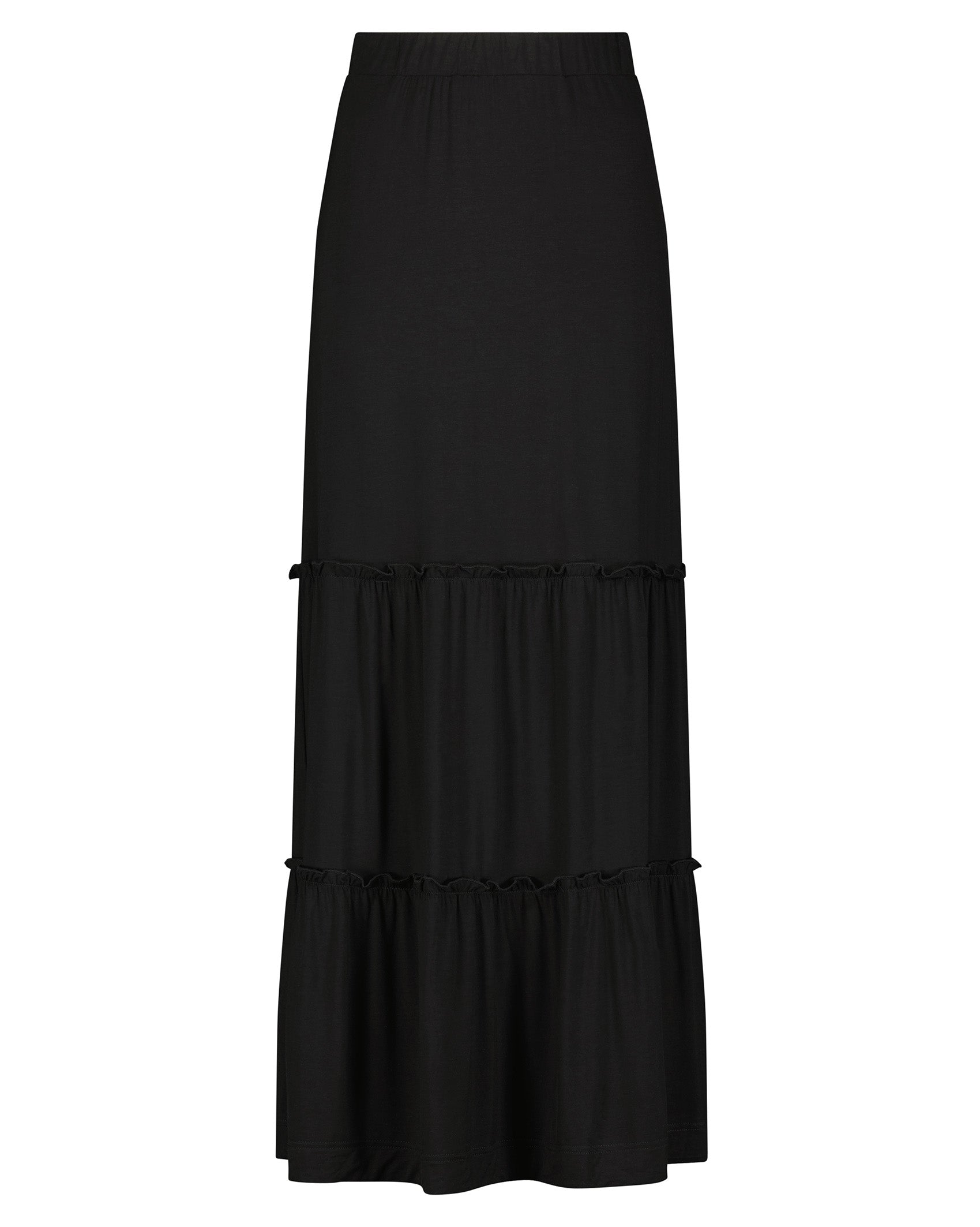 Tiered jersey outlet skirt